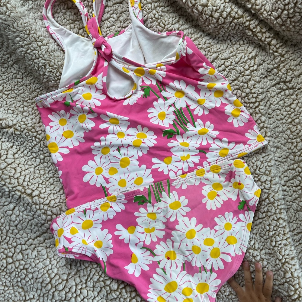 Lilly Pulitzer Pink Daisy Print Bikini Bottoms - Picture 4 of 7
